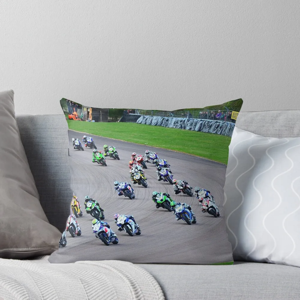 

British Superbikes Throw Pillow pillows decor home Decorative Cover For Living Room Luxury Sofa Cushions Pillowcases For Pillows