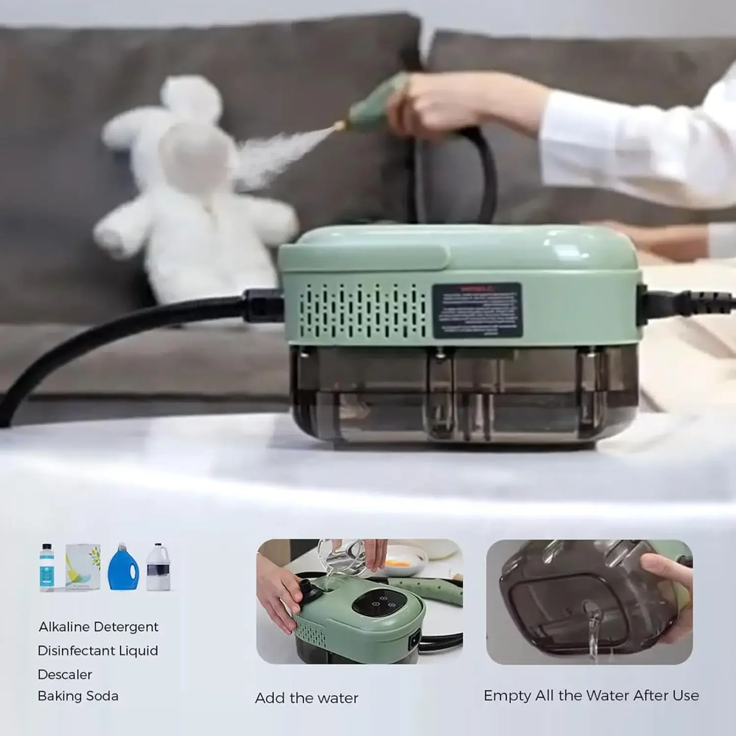 Household Multi-Functional Portable High Temperature High Pressure Steam Cleaner 2