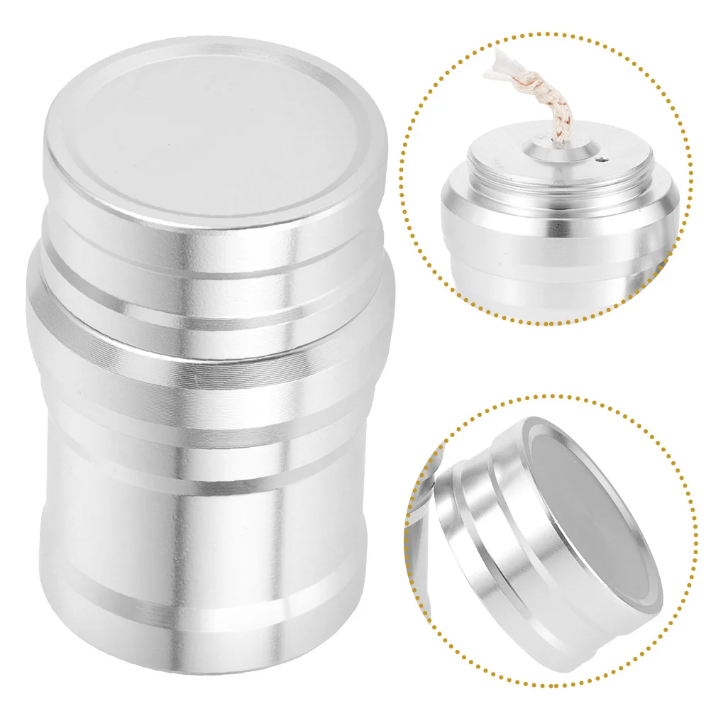 

2pcs Portable Mini Alcohol Burner Lamp Case Aluminium Alloy Small Alcohol Stove for Outdoor Camping