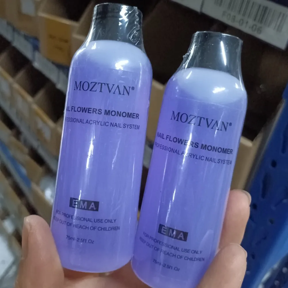 EMA Monomer 120ML 75ML 40ML Acrylic Liquid For Acrylic Powder NonYellowing EMA Monomer Liquid For Nail Extension Carving nail acrylic liquid