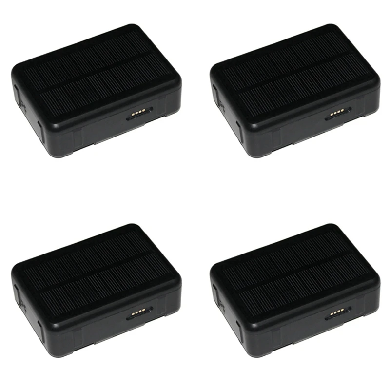

4X RF-V34 Waterproof Solar GPS Tracker 9000Mah Power Sheep Cow Cattle GSM Wifi Tracking Voice SOS Alarm Free Platform