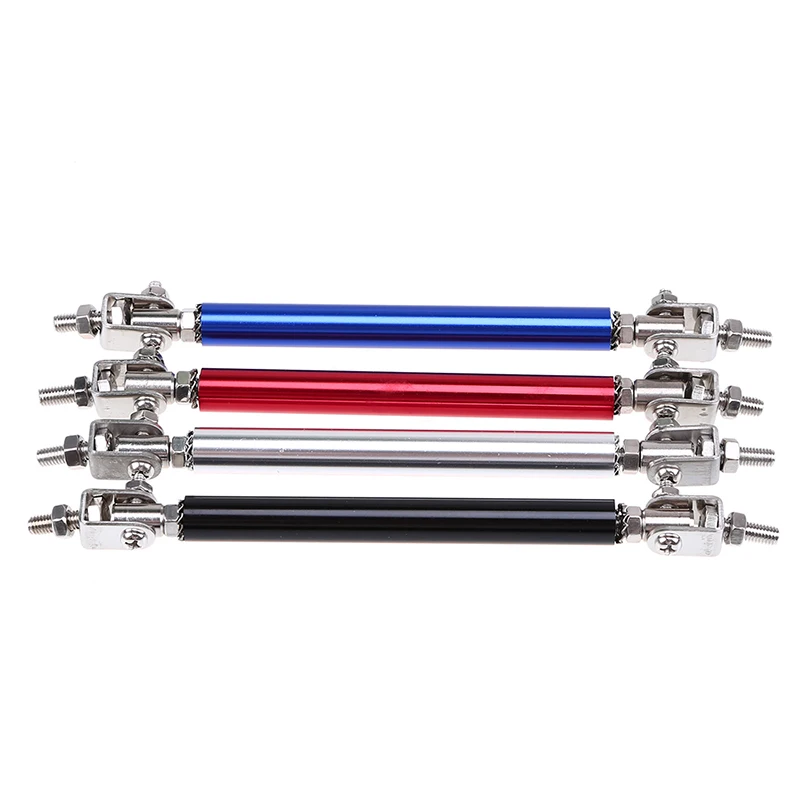 Car Bumper Spoiler,Bumper Lip,Bumper Lip Decoration Universal Adjustable Racing Front Bumper Lip Splitter Rod Strut Tie Bar Support Kit