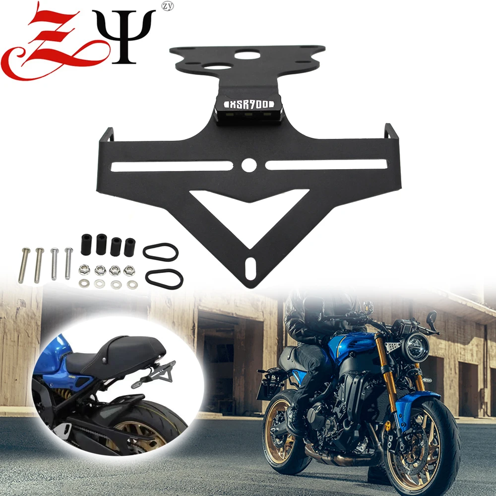 Porta Targa Luce Led Per Yamaha Xsr 900 Xsr900 2022 2023 Accessori Moto Posteriore Coda Ordinata Parafango Eliminatore