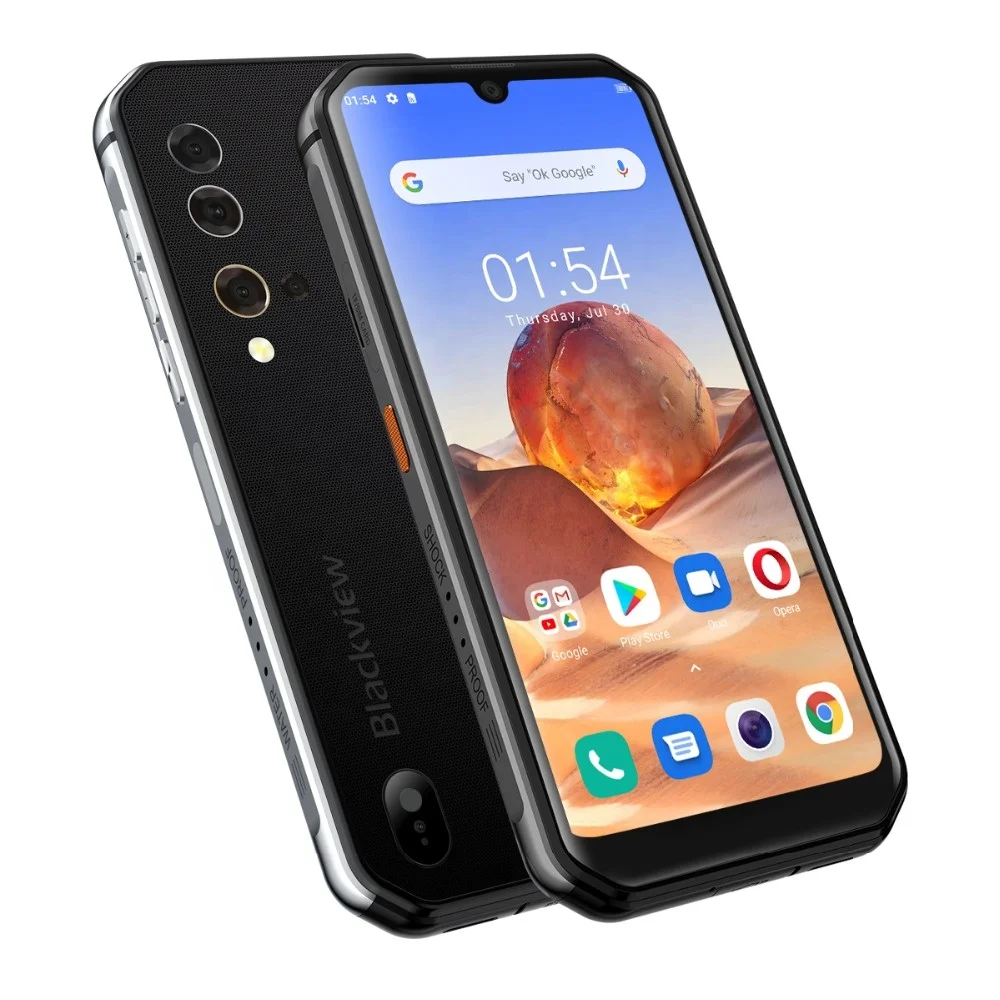 Globale Version entsperrt black view bv9900e Smartphone Octa Core 5,84 Zoll 6GB 128GB 4380mAh 48MP Kamera Android 10 robustes Telefon