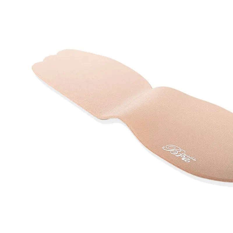 Invisible Push Up Bra Strapless Bras Silicone Self Adhesive Bras Nipple Cover Big Breasts Gathered Bralettes Bridal Wedding - Image 5