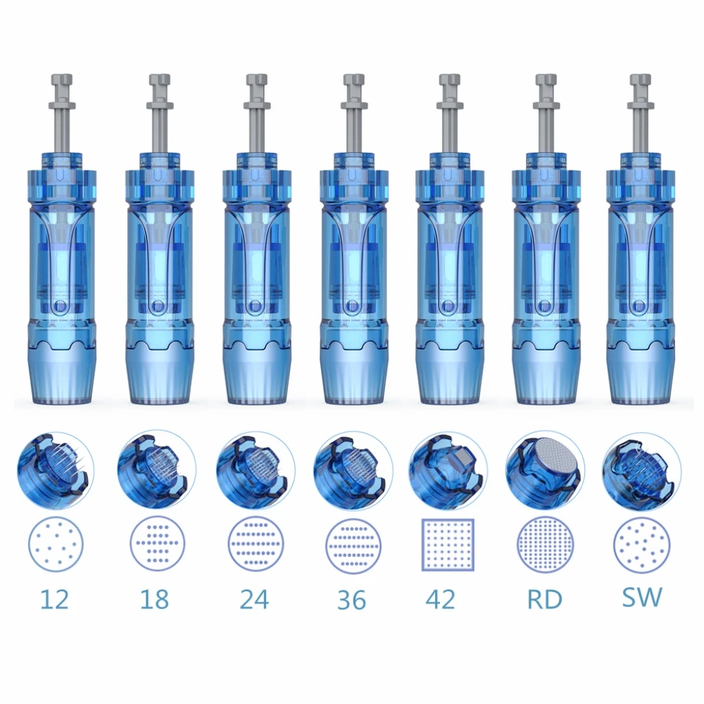 Microneedling derma pen with 5PCS Replaceable Cartridges