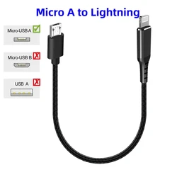 Enhanced E - Bike Display to Smartphone Charging Cable, USB - C Connection - 0.35m (Micro A to Lightning)
