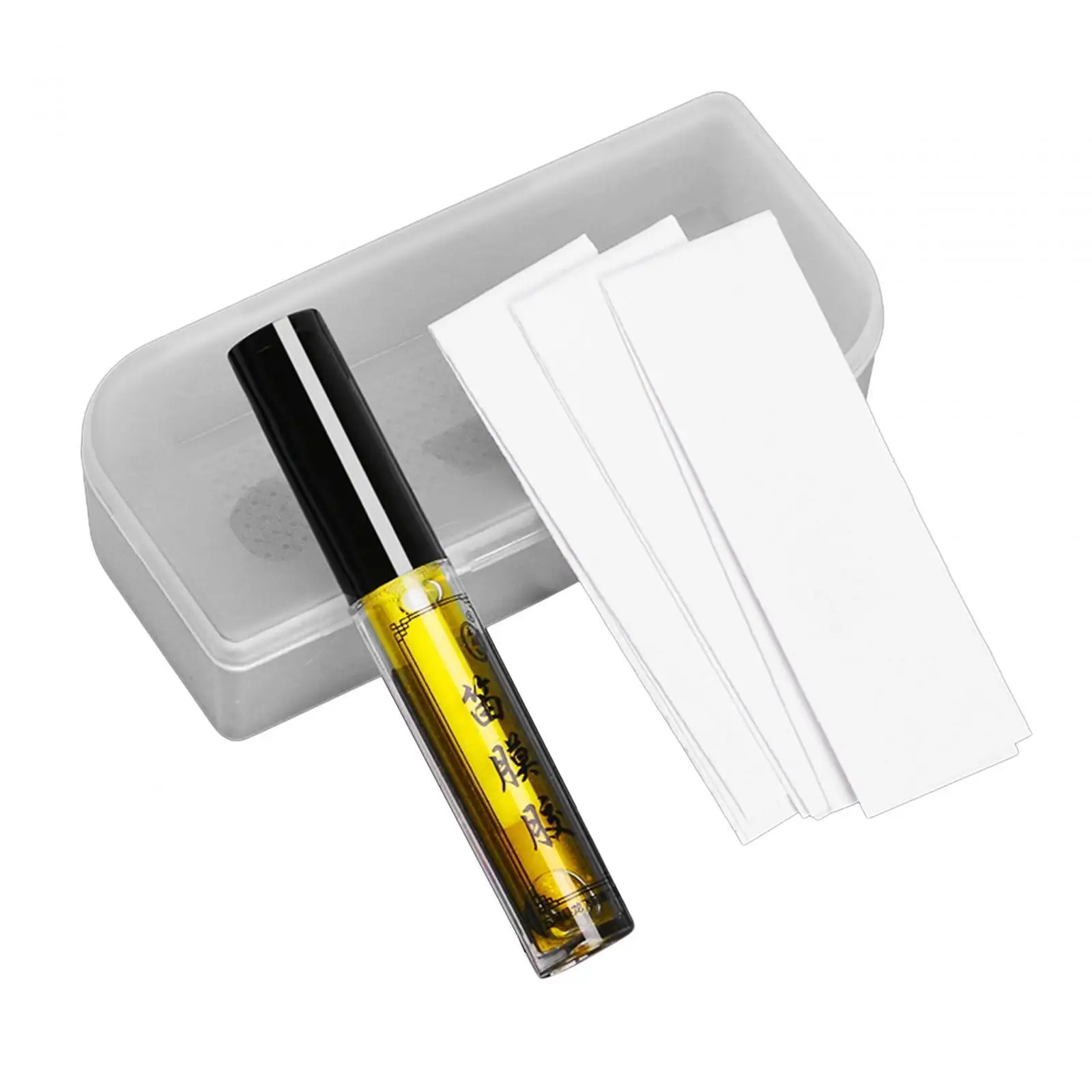 

20 Pieces Traditional Flute Membrane with Glue for Gift Repair Maintainance