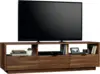 Media Console Credenza with Drawers and Storage Shelves, for TVs up to 70", Grand Walnut 6