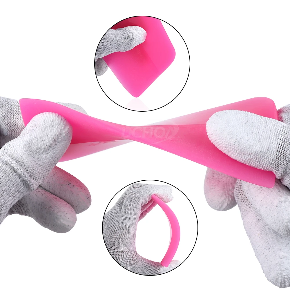 Car Rubber Squeegee Wrap Tool Kit Super Clean Glass Cleaner Car Detailing Carbon Fiber Film Scraper