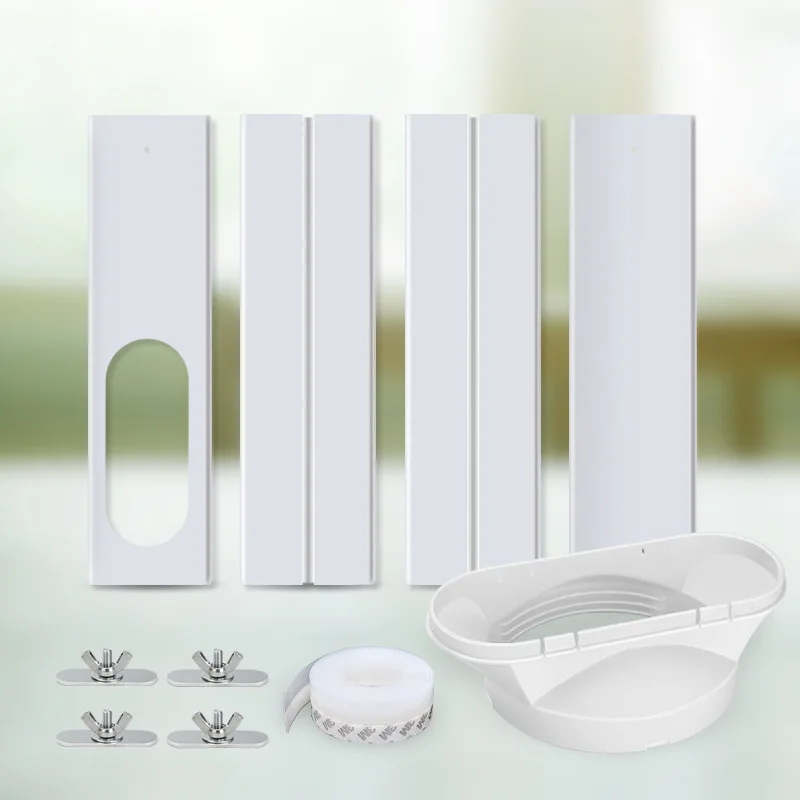 Air Conditioner Window Seal Kit Universal Adjustable Panel Replaceable Accessories For Exhaust Hose Easy Installation