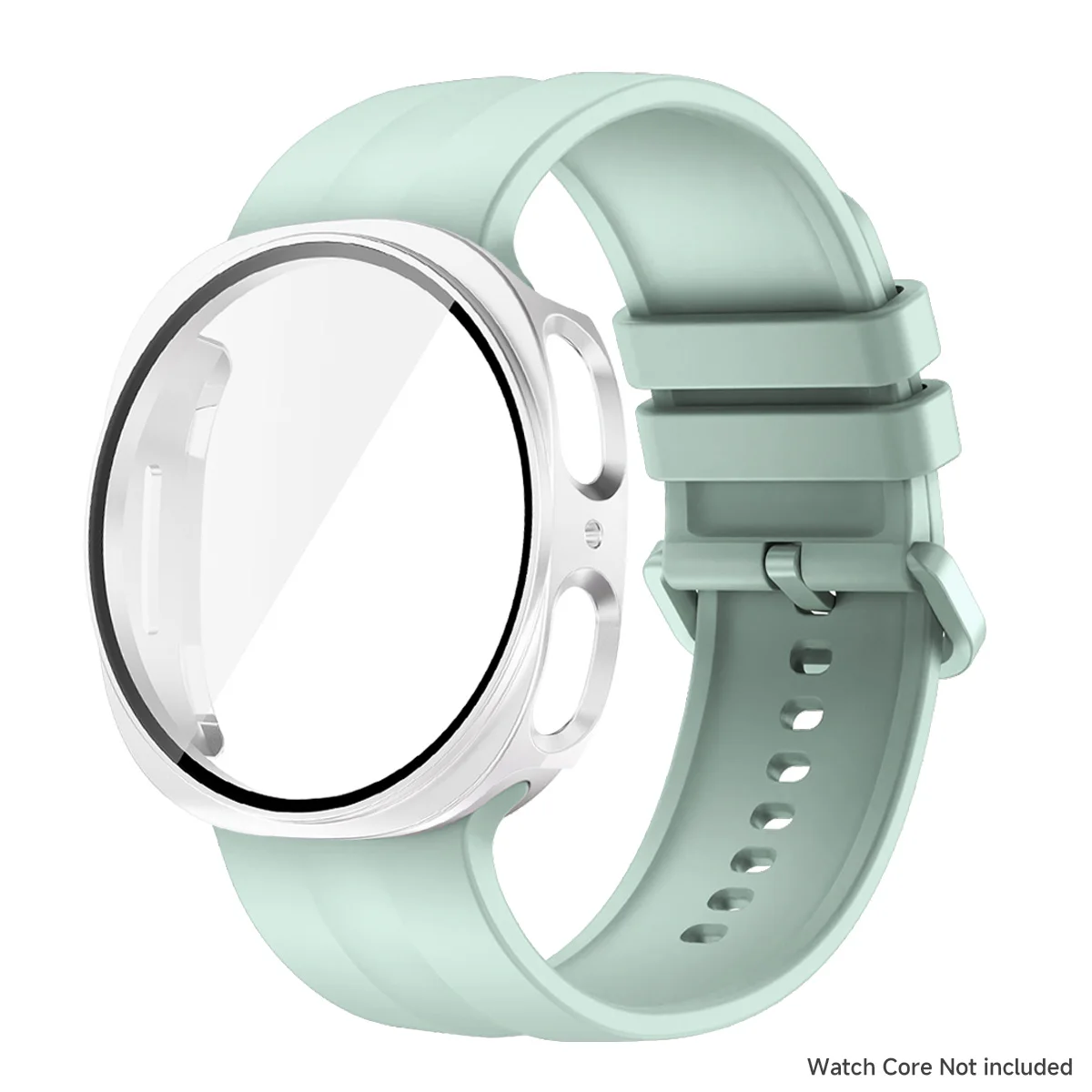 Protective Case with Band and Full-Coverage Glass Screen Protector