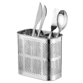Stainless Steel Cutlery Holder Drainer Rack 1
