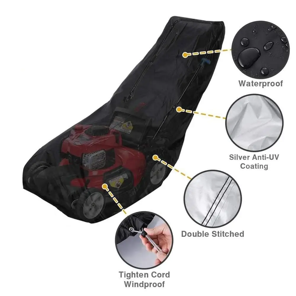 Waterproof Dustproof Oxford Cover 210D For Lawn Mower Tractor Snowblower Outdoor Garden Furniture