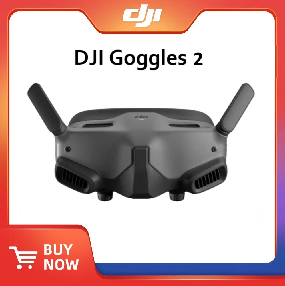 Drone Goggles Accessories DJI Goggles 2 Wi-Fi Wireless Streaming Supporting DLNA Protocol 1080p/100fps Video Transmission Latency as Low as 30 ms
