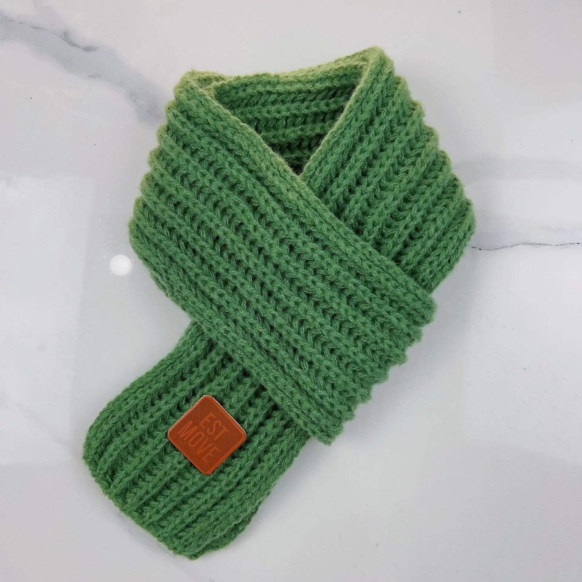 Winter Knitted Scarf Kids Boys Girls Fashion Warm Children Neck Warmer Wrap Soft Baby Shawls Winter Baby Clothing Baby Scarf