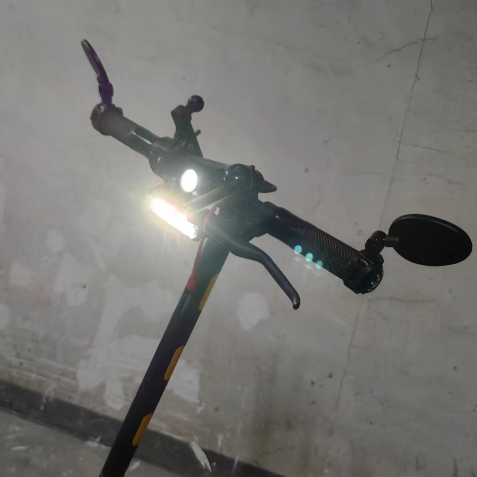 אור LED קדמי עבור Xiaomi Ninebot קטנוע חשמלי 2000mAh 4000mAh פנס עמיד למים USB טעינת אופניים מנורת רכיבה על אופניים – תמונה 2