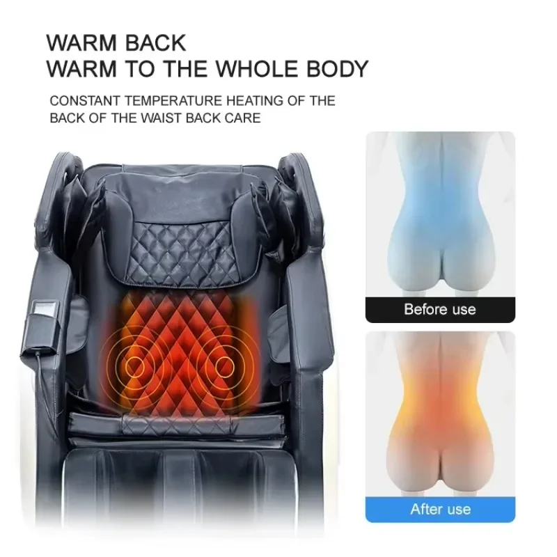 Deluxe Electric Body Shiatsu Massage Chair Full Body Multifunctional Space Capsule Warehouse Luxury Massage Zero Gravity Sofa 6