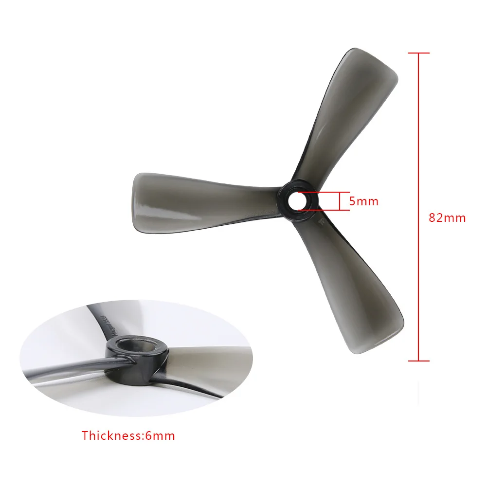 iFlight Nazgul 3535 3.5inch Cine Tri-blade/3 blade Propeller prop 5mm Mounting hole FPV Protek35 part 16pcs 8 Pair
