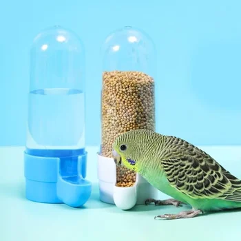 Hanging Pet Feeder Squirrel Parrot Water Dispenser Pet Bird Food Box Cage Accessories Birds Supplies 2