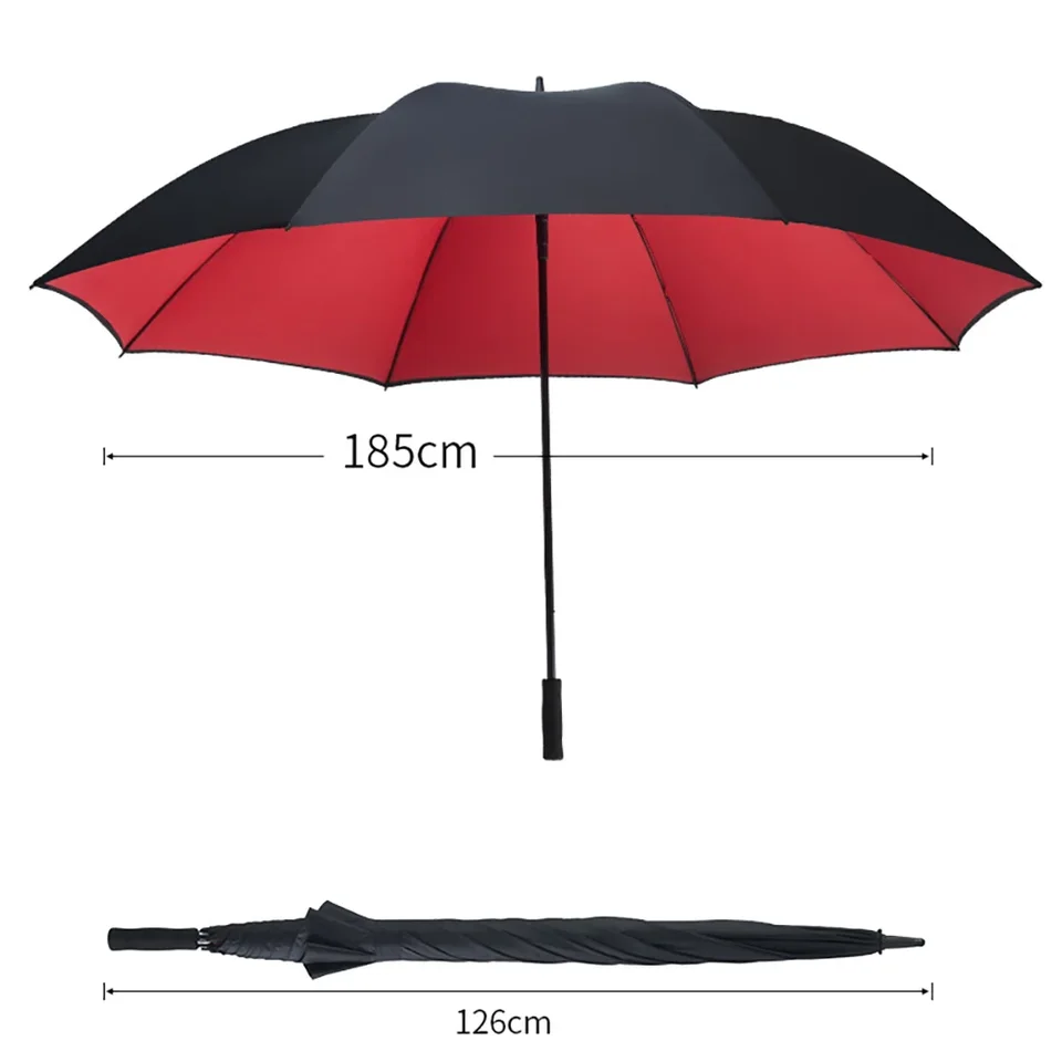185cm Extra Large Umbrella Windproof Strong Double Layer UV