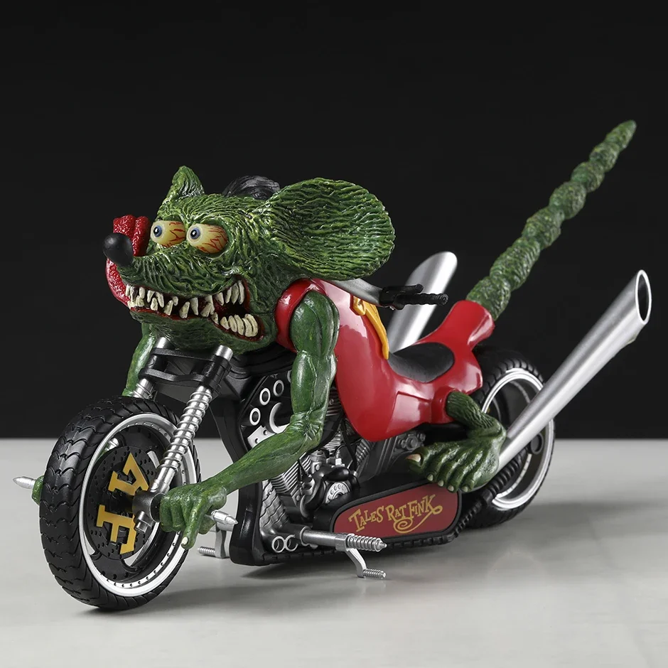 RAT FINK アクションフィギュア バイク付き RAT FINK アクション
