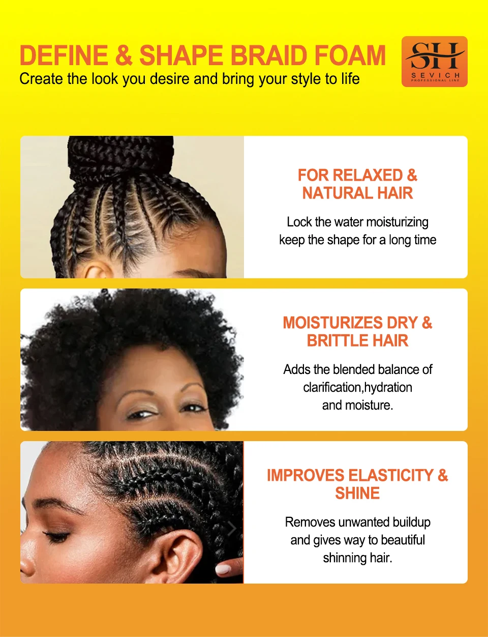 Description Picture 4 of item150ml Hair Foam Mousse For Styling Hair Curly Hair Styling Moisturizing Mousse Hair Styling Foam Hair Relaxer Cream Oilfor Wig