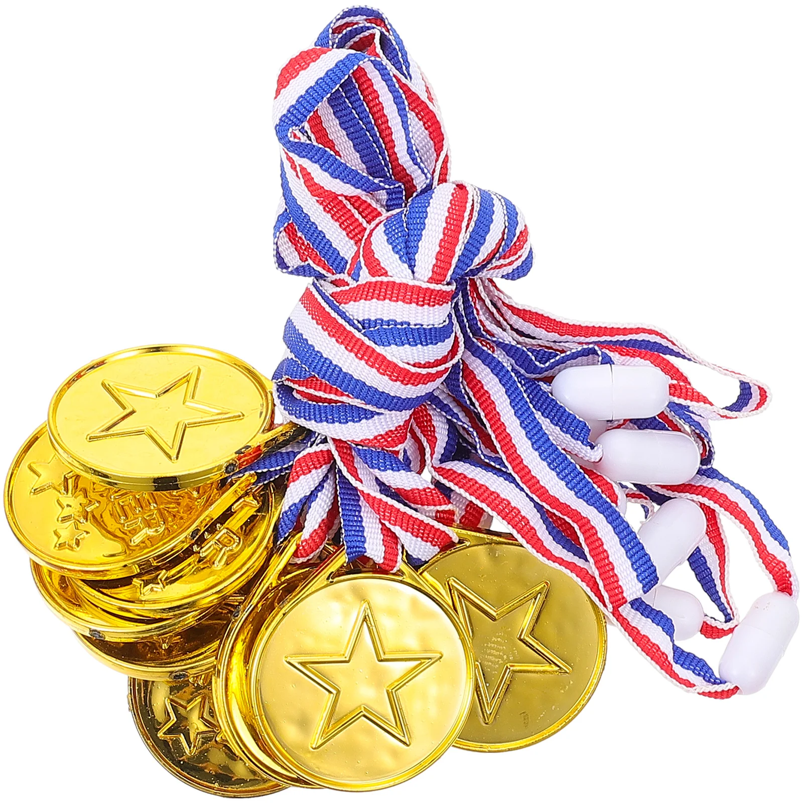 

Decorative Medals Sports Game Medals Kids Reward Medals Accessory Hildren'S Plastic Gold Medals