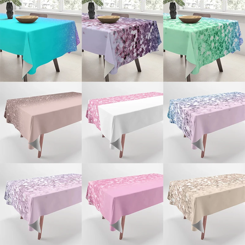 

Unreal Gorgeous Gradient Beautiful Color Pattern Tablecloth Home Decoration Rectangular Party
