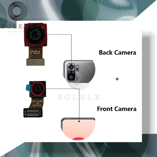 Cámara trasera para Xiaomi Redmi Note 10S, módulo de cámara trasera de  64MP, piezas de repuesto de reparación flexibles - AliExpress