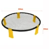 Mini Beach Volleyball Spike Game Balls Set Outdoor Team Sports Lawn Fitness Equipment Net With 3 Balls For Outdoor Sports 6