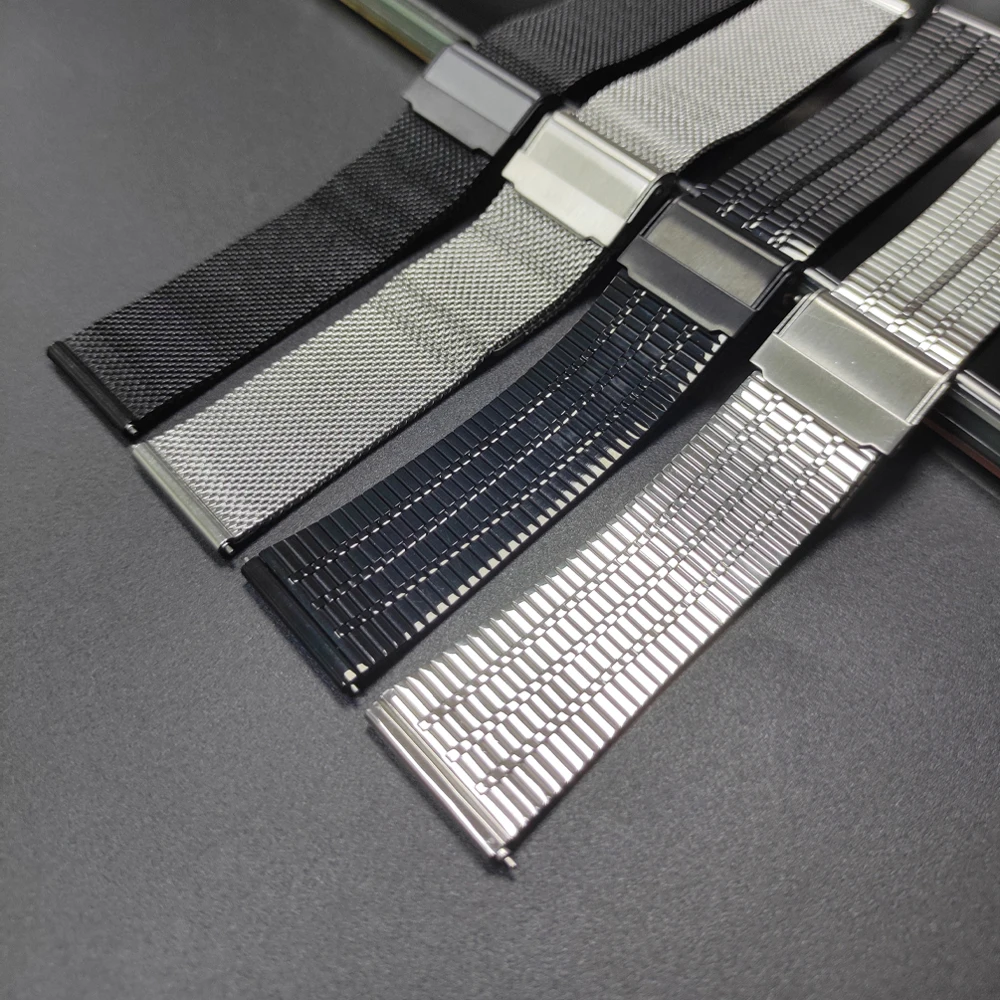 Premium Milanese Metal Watchband Strap, 20mm 22mm,