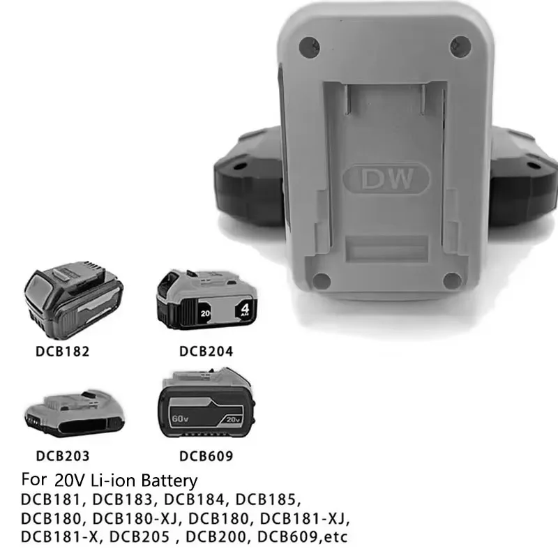 디월트용 USB 작업등 20V 리튬 배터리 캠핑 램프 LED 랜턴 야외 손전등 스포트라이트 비상용 도구 조명