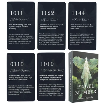 🔮 Angel Number Oracle Cards – English Edition Divination Deck 1