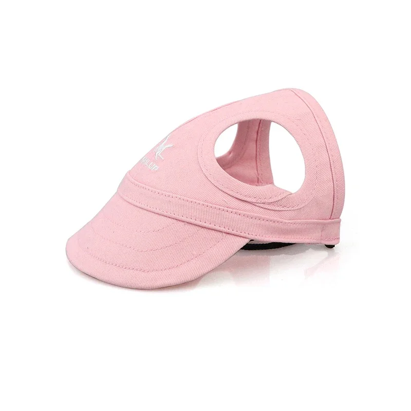 Adjustable Pet Dog Baseball Cap with Ear Holes for Small Medium Dogs Summer Dog Sun Hat Outdoor Hiking Pet Products