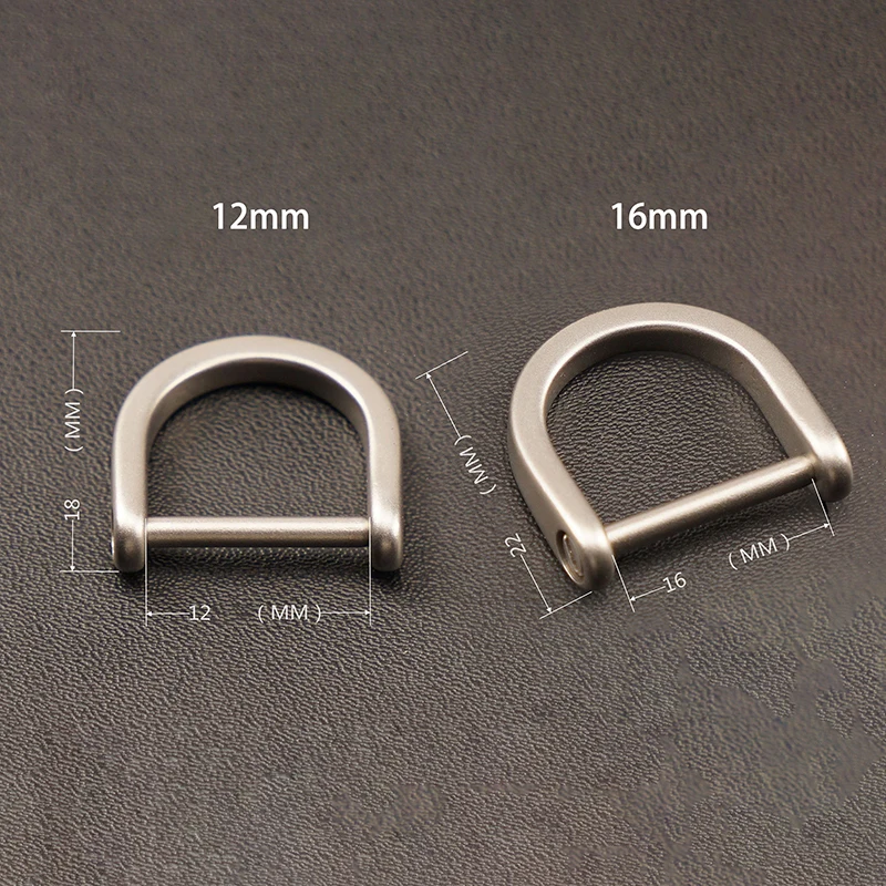 Titanium D Ring Key Shackle U Shape Key Ring Horseshoe Clasp For