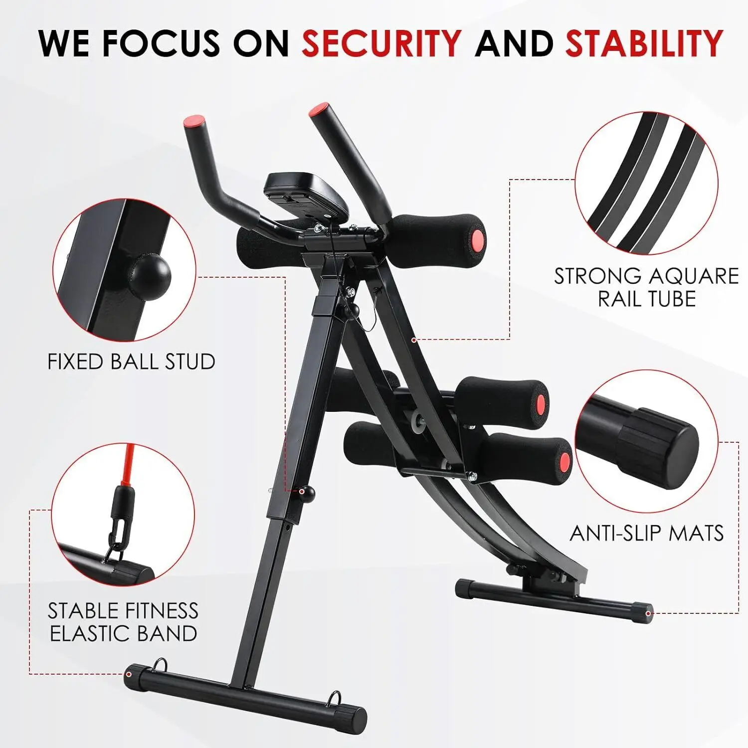 Fitness Core e addominali Scarpe da allenamento AB Macchina da