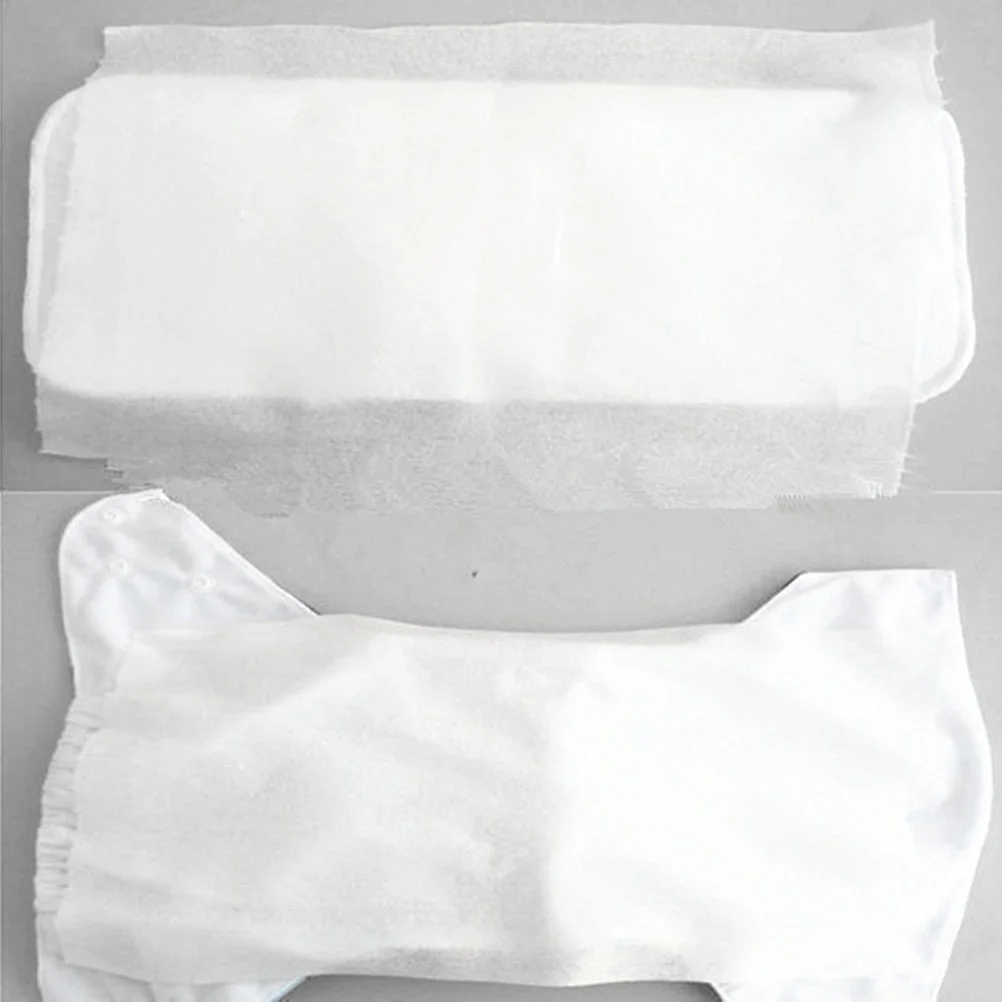 100 Sheets Bamboo Fiber Flushable Liners Biodegradable Diaper Covers Disposable Baby Cloth Nappy Pads Changing Accessories