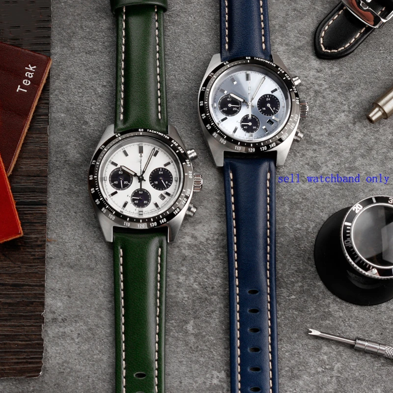 Cinturino In Pelle Di Vacchetta Vintage Per Cinturino In Vera Pelle Seiko Prospex Serie Ssc813P1 Ssc909P1 Ssc817P1 Ssc815P1 20Mm
