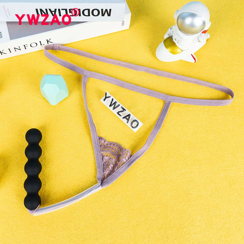 YWZAO Erotische String Producten voor Volwassenen Plug Dames Speelgoed Dames Lingerie Dildo Anale Seks Onzichtbare Billen Anus Slipje N20 Combinatie_voghion.com