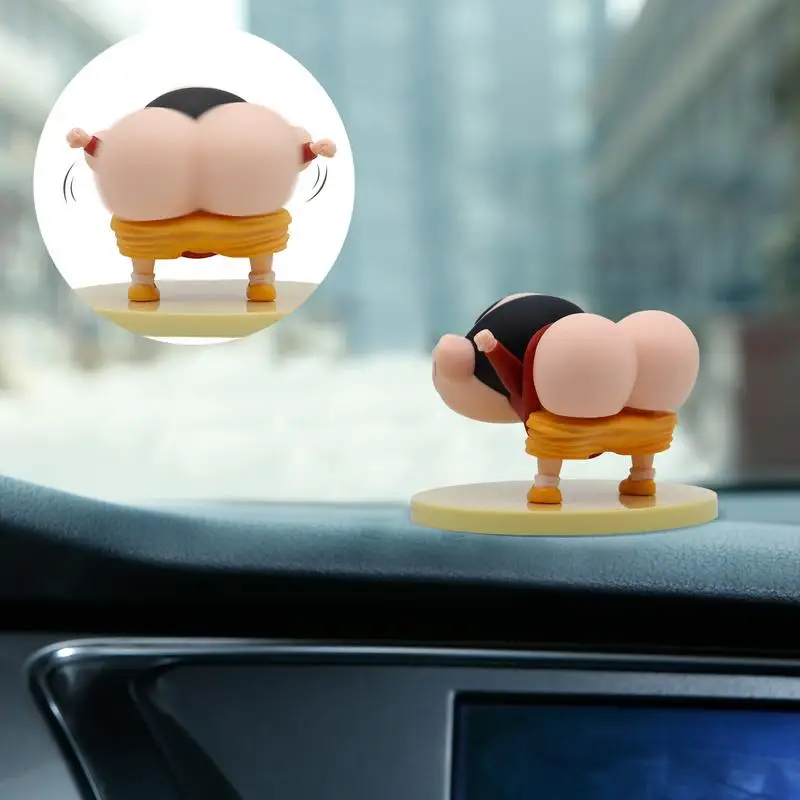 

Car Dashboard Decorations Shaking Cute Cartoon Action Figure Figurines Statues Toy Auto Interior Accessories For Boys Girls Gift