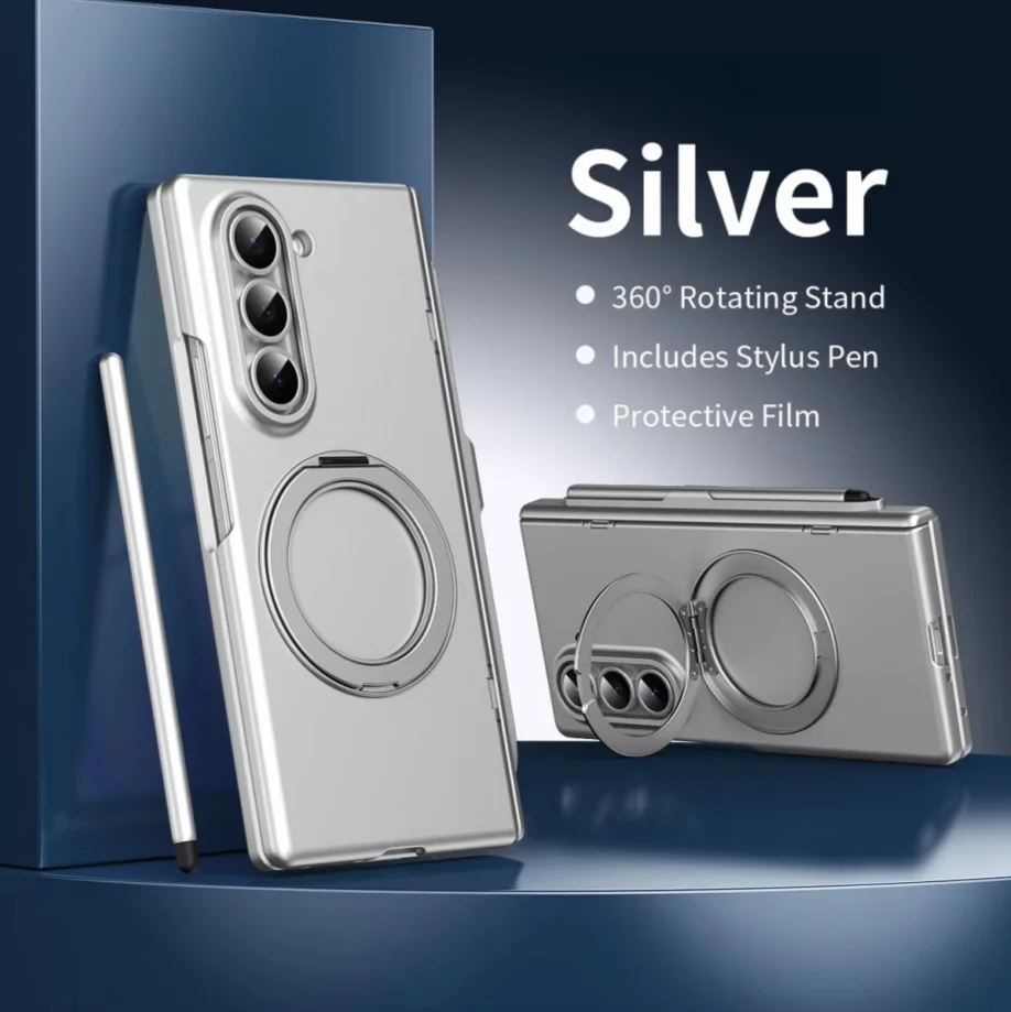 Enhanced Protective Case with Stylus Pen, Magsafe, and 360° Rotation Stand