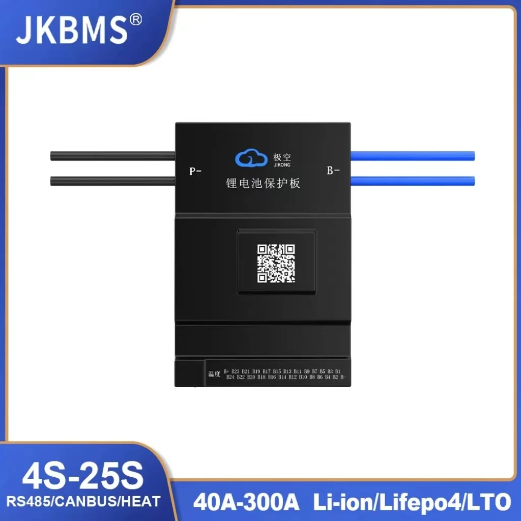 

JKBMS Active Balance Bms 4S 8S 12S 13S 14S 16S 17S 20S 24S Smart Bms 60A 80A 100A 150A 200A 600A Lifepo4 Li-Ion Lto Battery