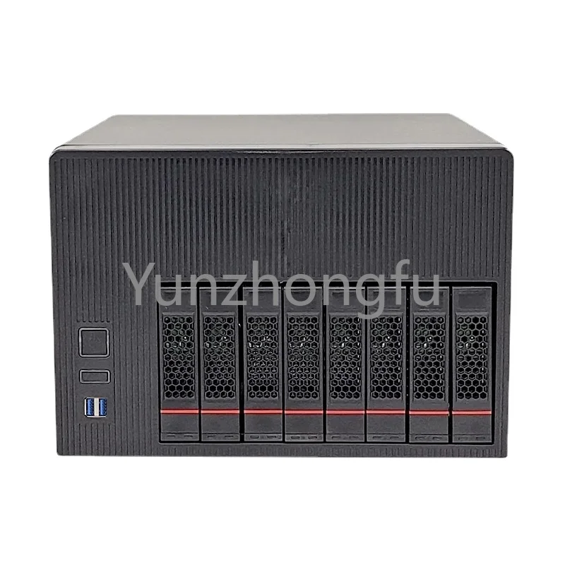 

Fans 1x2.5inch bays Tooless 8Bays NAS Chassis 8 HDD Bays Hotswap case Support M-ATX Motherboard With 1x60mm fan and 2x9025MM
