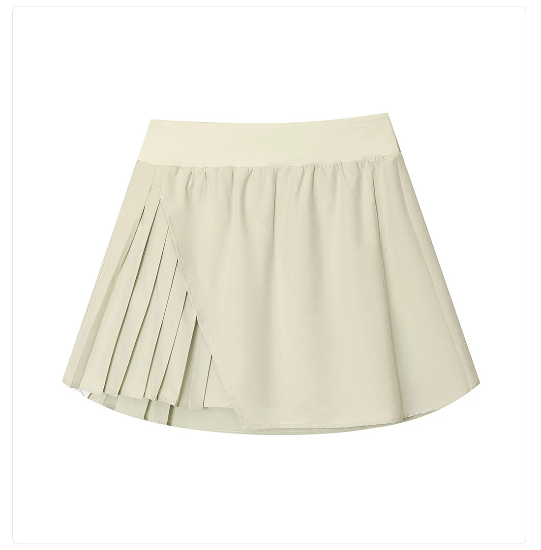 Summer Women Sports Anti Exposure Pleated Table Tennis Skirts Fitness Dry Quick Elastic Athletic Golf Shorts With Pocket