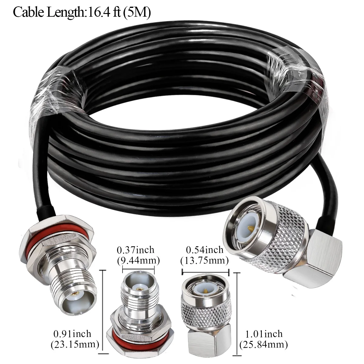 50オーム同軸ケーブル BNCオス－BNCオス （両側ストレート型端子、MIL規格RG174Uケーブル） BNCオスメス - BNCオス直角HD-SDIケーブルRG316 RF同軸同軸アンテナピグテールジャンパー50オームBNCコネクタア