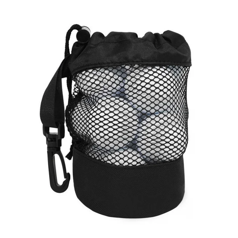 Golf Ball Bags Drawstring Golf Ball Pouch Container Portable Organizer