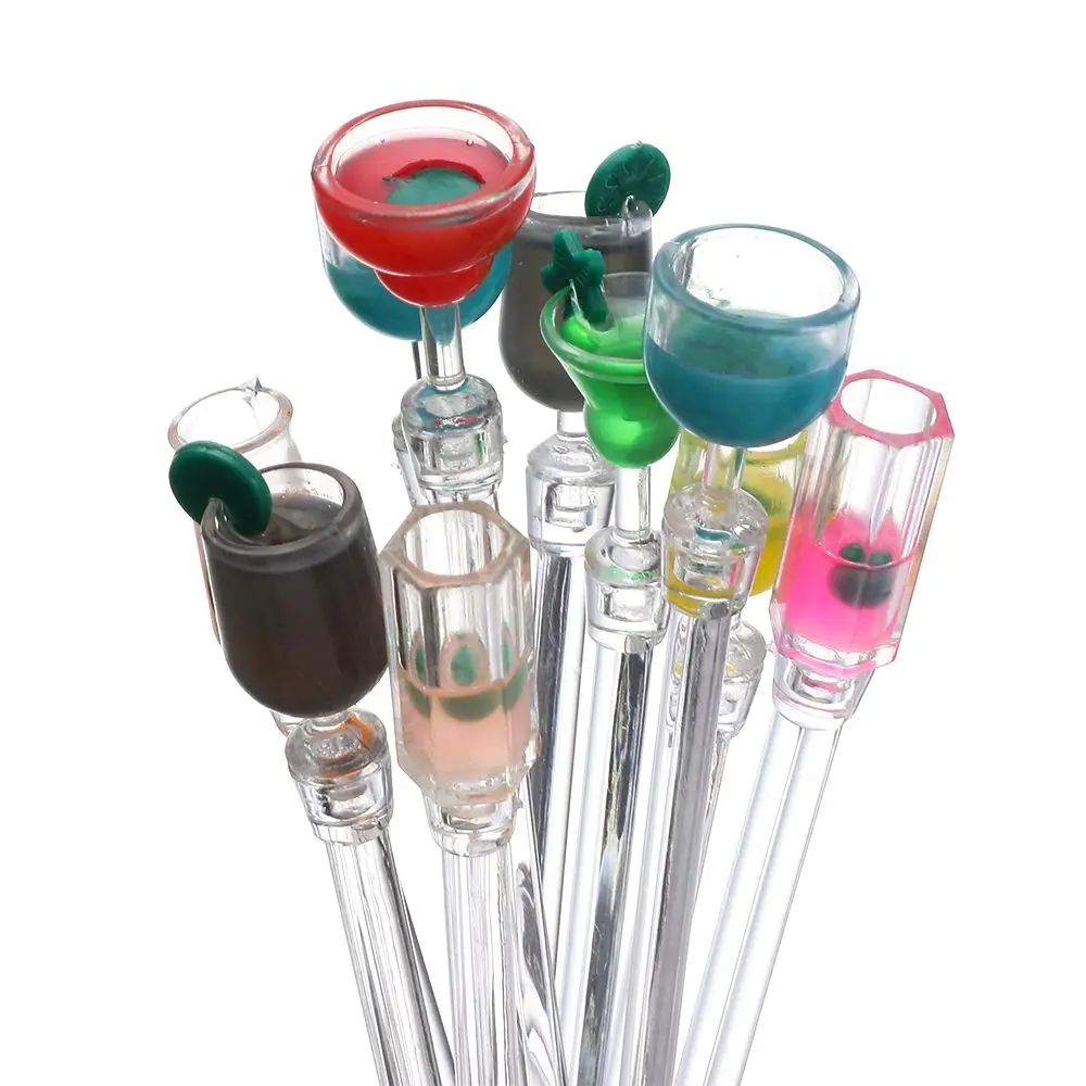 Colorful Acrylic Colorful Restaurant Stirring Sticks 10Pcs/Set Drink Stirrers Mixing Sticks Cocktail cocktail accessories
