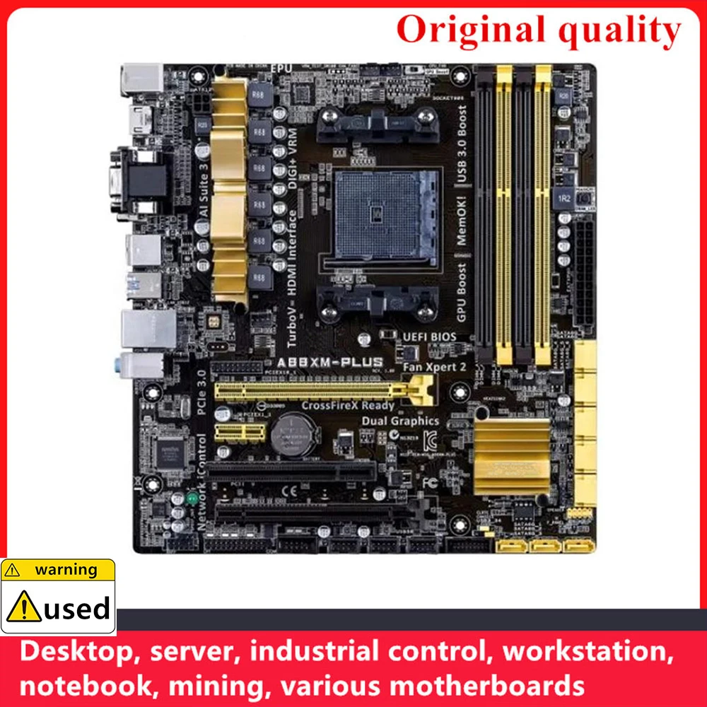 

Используется для материнских плат, разъем FM2 FM2 + DDR3 64 ГБ для AMD A88X A88, десктопная материнская плата SATA III USB3.0