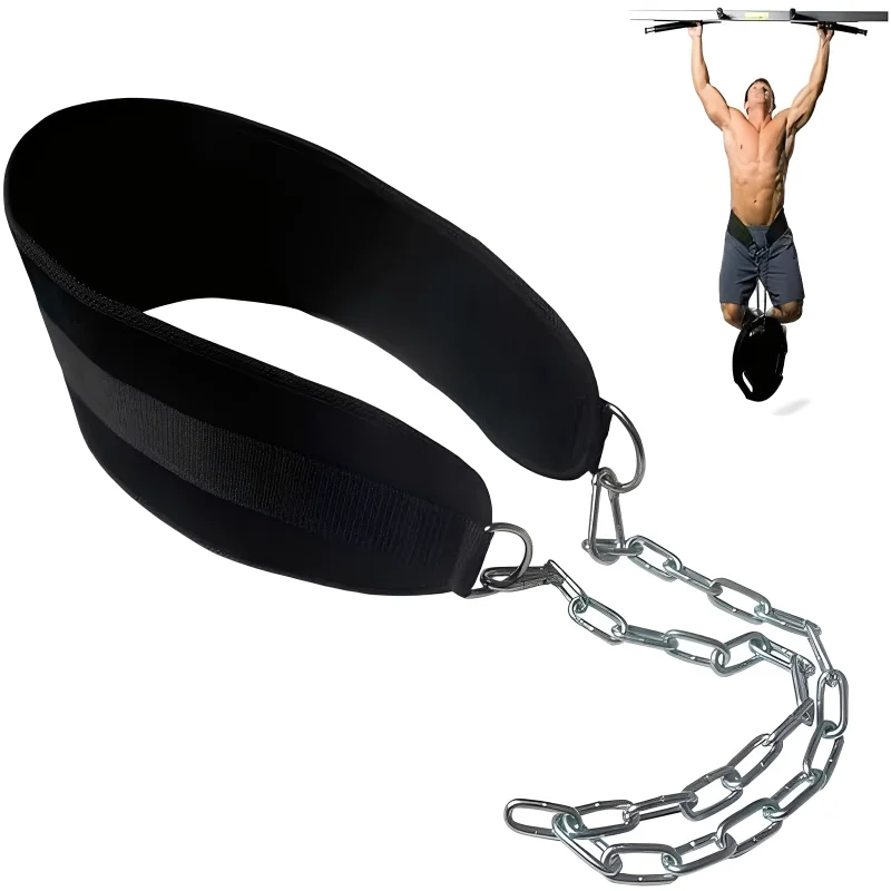 Weighted Dip Belt with Chain 1